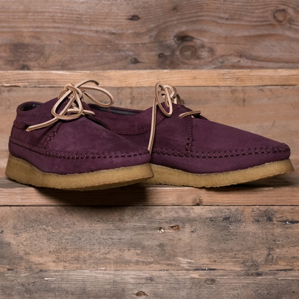 purple clarks shoes