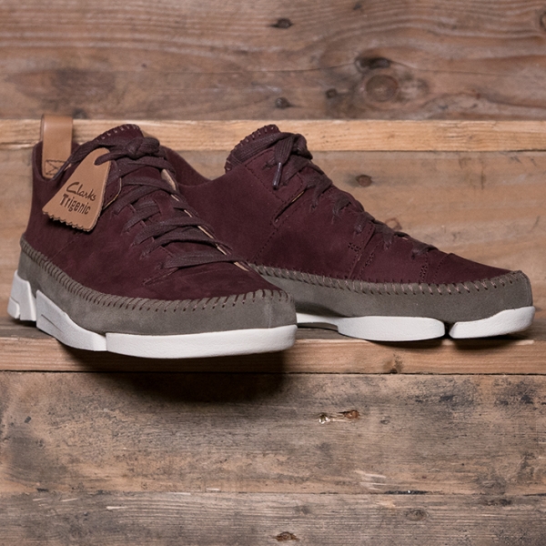 clarks trigenic flex burgundy