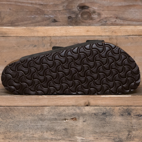birkenstock arizona mocha suede soft footbed