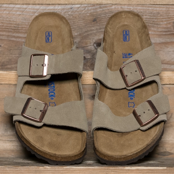 birkenstock arizona soft bed suede