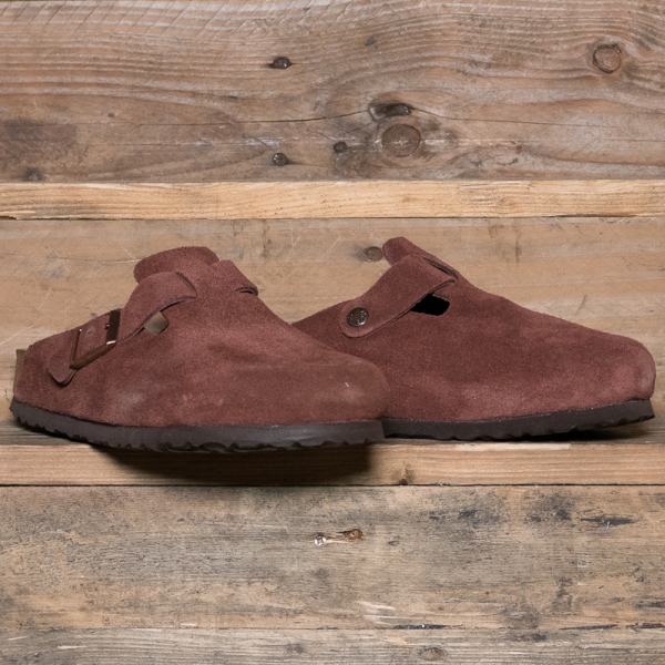 birkenstock boston port suede