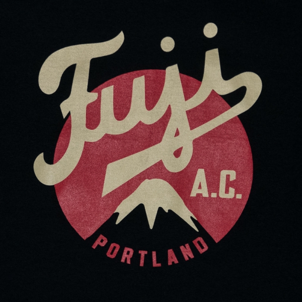 EBBETS FIELD FLANNELS Fuji Athletic 1935 T Shirt Black The R Store