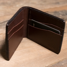 TANNER GOODS Utility Bifold Cognac