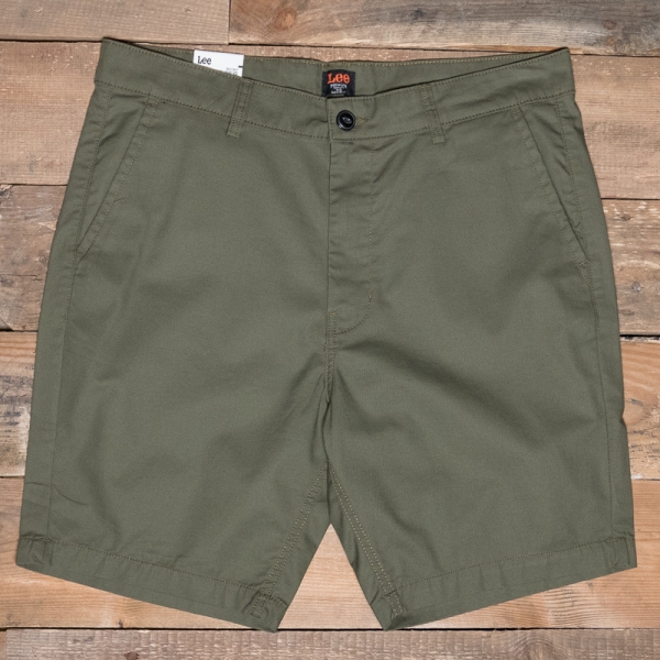 lee slim chino shorts