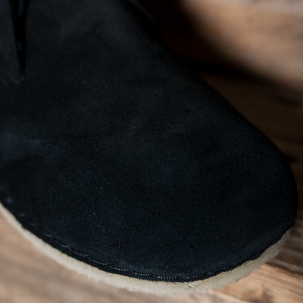 clarks ashton black suede
