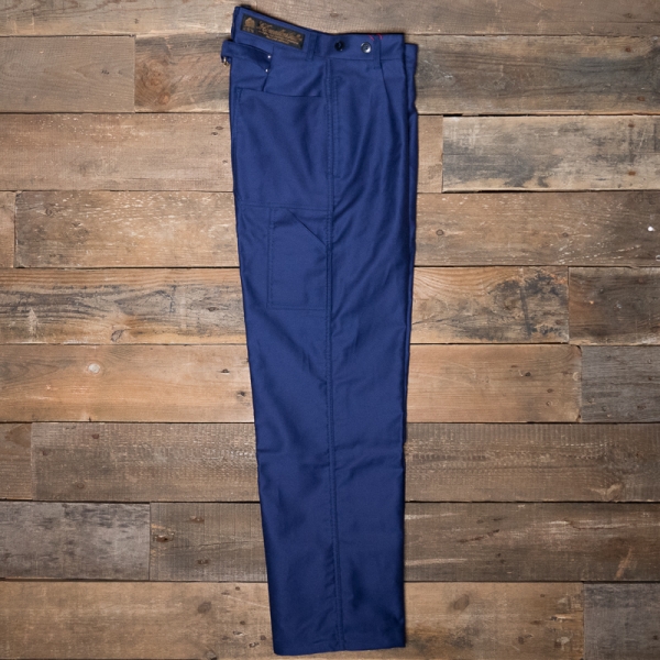 Le Travailleur Gallice 1000 Hi Pantalon Moleskin Marine The R Store