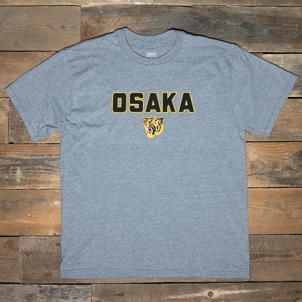 EBBETS FIELD FLANNELS Osaka Tigers 1950 T Shirt Grey The R Store