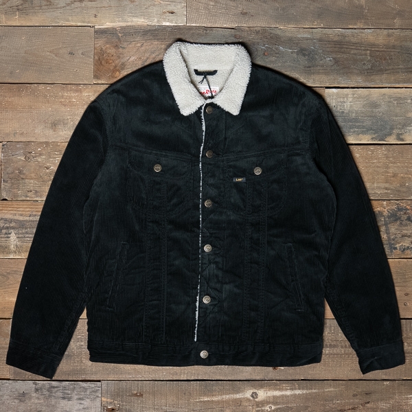 LEE Sherpa Rider Jacket Black – The R Store