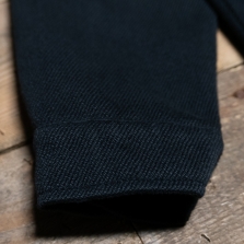 elias twill overshirt black