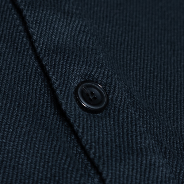 elias twill overshirt black