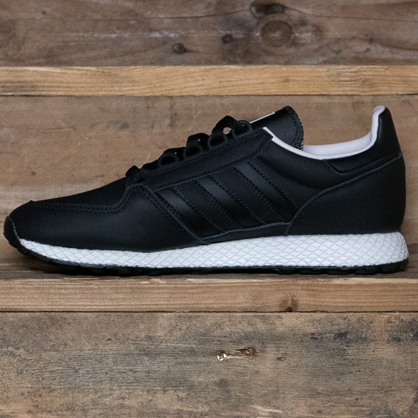 adidas forest grove black leather