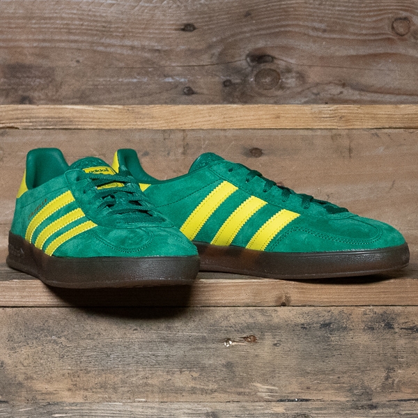 adidas trainers green and yellow