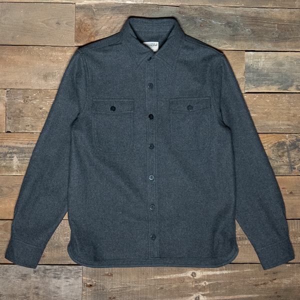 PIKE BROTHERS 1943 Cpo Wool Shirt Grey – The R Store