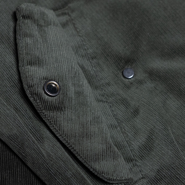 Fred Perry J7535 Cord Bomber Jacket 408 Hunting Green â The R Store