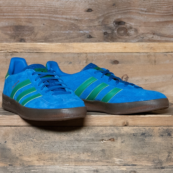 adidas gazelle indoor blue green