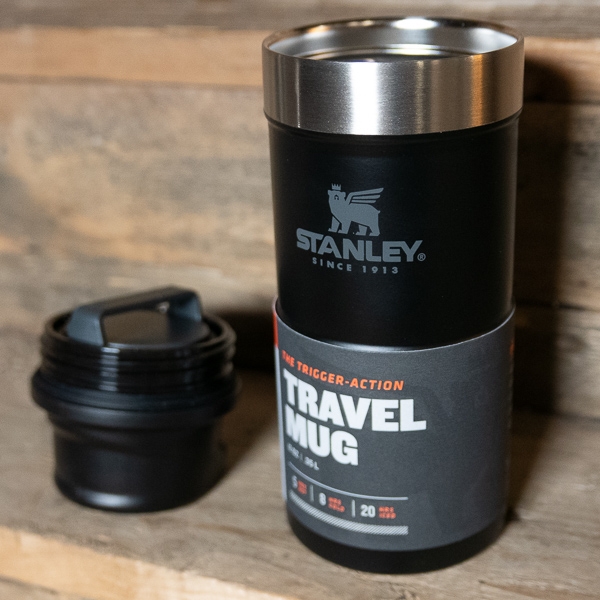 STANLEY Classic Trigger Action Travel Mug 0.35l Matte Black – The R Store