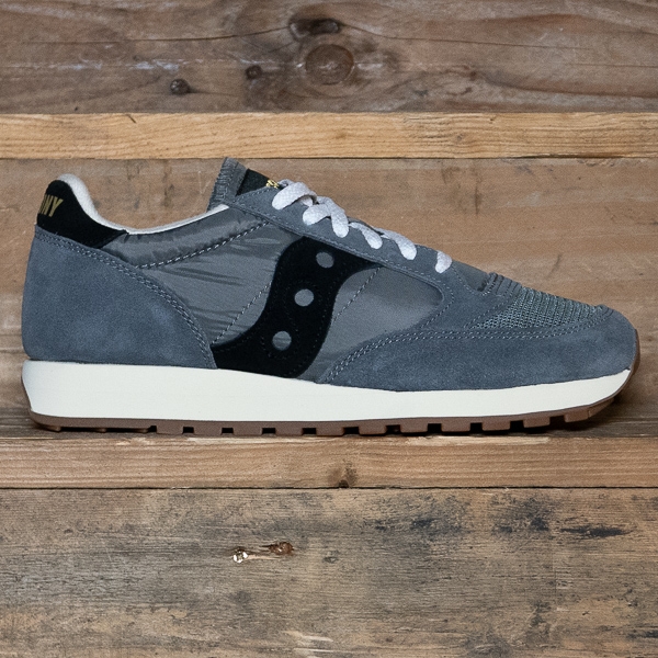 saucony jazz grey black