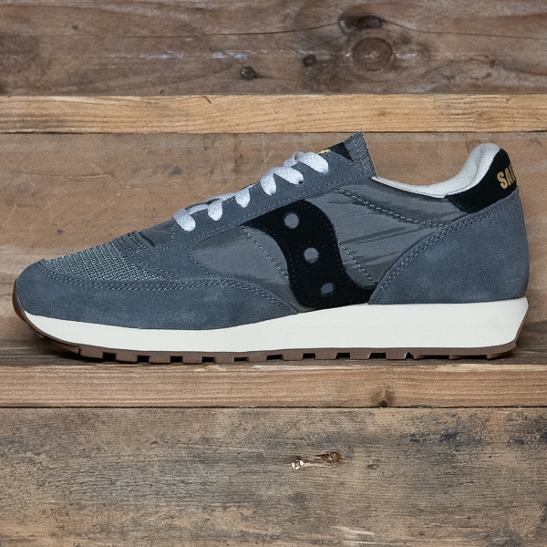 saucony jazz grey black