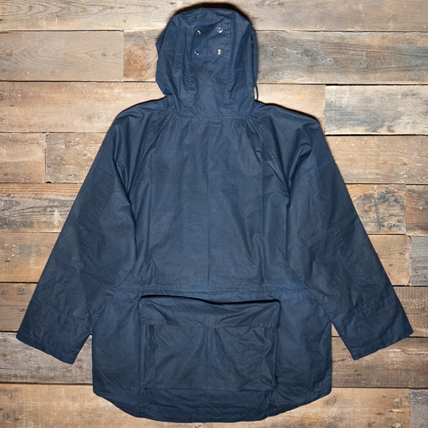 HAWKWOOD MERCANTILE – Tryfan Waxed Smock Navy Grey