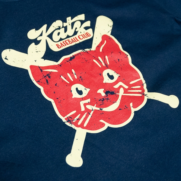 EBBETS FIELD FLANNELS Kansas City Katz 1961 T Shirt Navy – The R Store