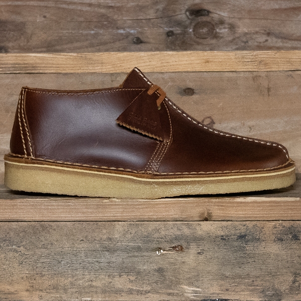 clarks desert trek tan leather