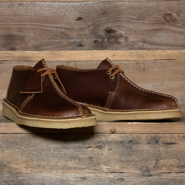 clarks originals desert trek leather shoes