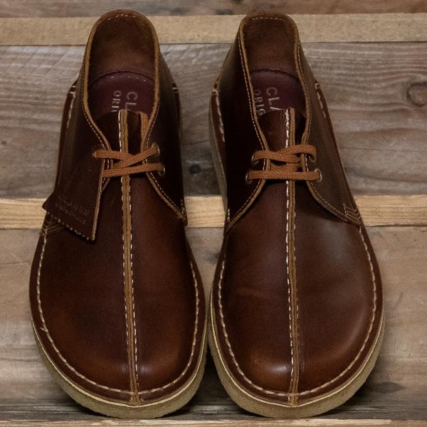 clarks desert trek tan leather