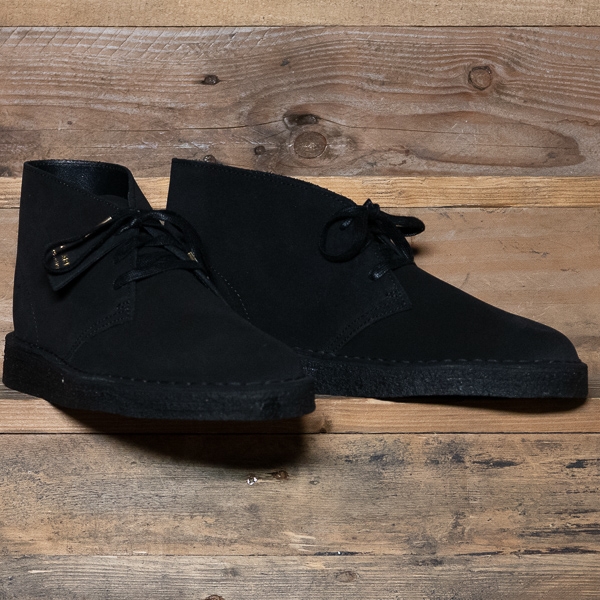 Clarks Originals Desert Coal Suede Black – The R Store