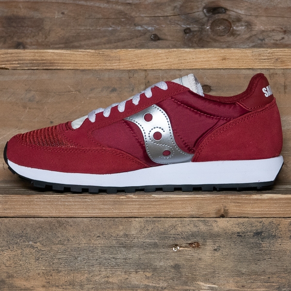 red saucony sneakers