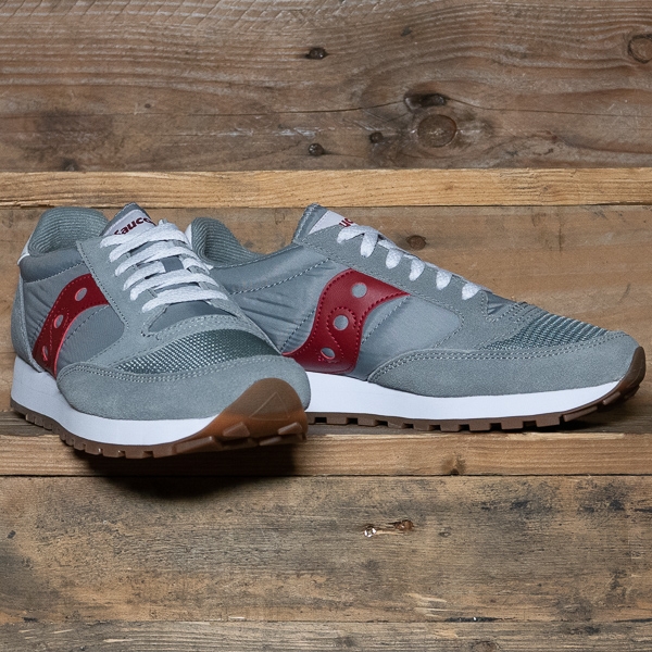 saucony jazz original grey red