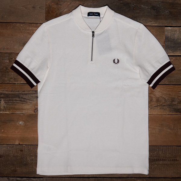 fred perry zip up polo