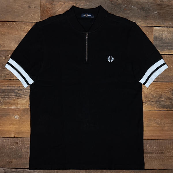 fred perry zip up polo