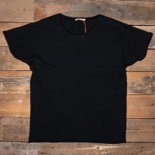NUDIE 131484 Roger Slub T Shirt B01 Black