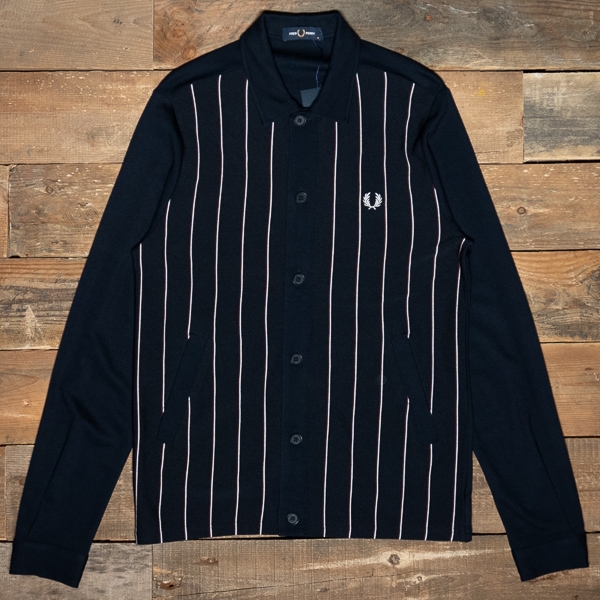 fred perry panel track jacket