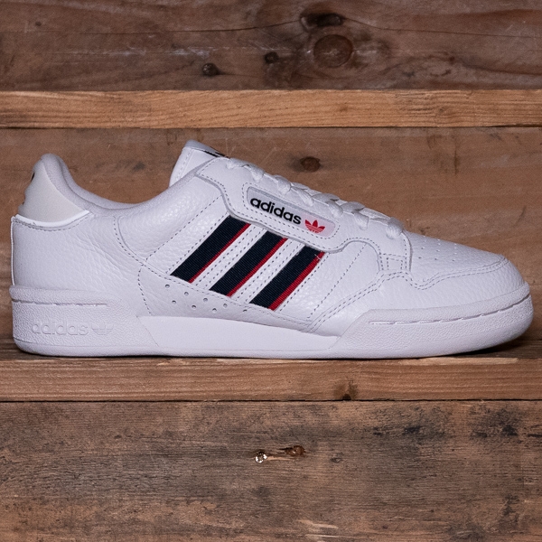 adidas Originals Continental 80s Stripe White Navy Red – The R Store