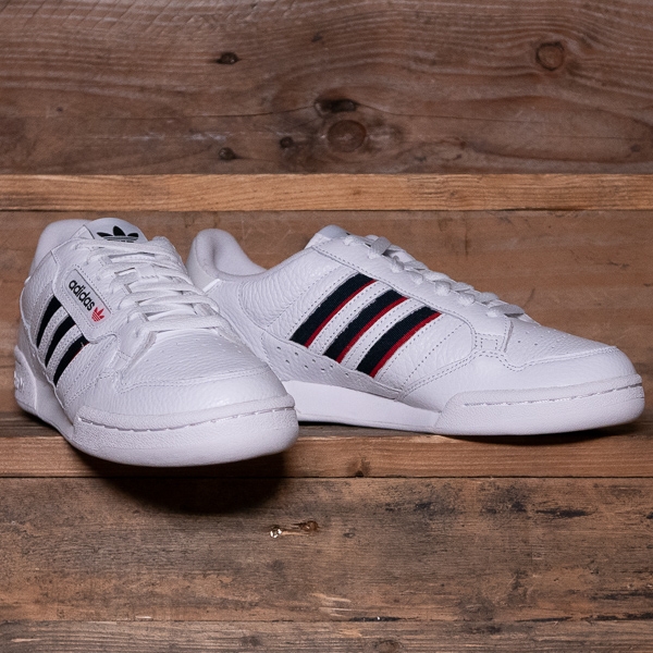 adidas Originals Continental 80s Stripe White Navy Red – The R Store
