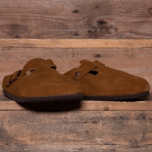 BIRKENSTOCK 1009542 Boston Soft Footbed Suede Mink
