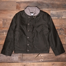 PIKE BROTHERS 1944 N1 Waxed Deck Jacket Olive