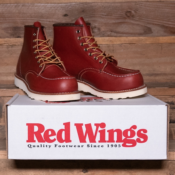 Red Wing 08875 Classic Moc Toe Boot Oro Russet – The R Store