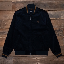 Fred Perry J2580 Cord Tennis Bomber Jacket 608 Navy