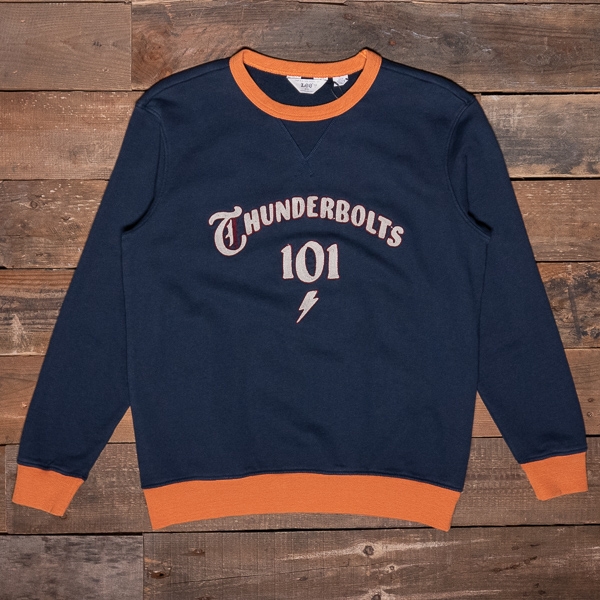 LEE 101 101 Crew Neck Sweatshirt Navy – The R Store