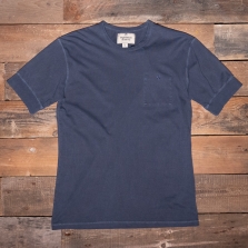 NIGEL CABOURN J-13 Carded Cotton Military T Shirt Navy