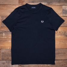 Fred Perry M3519 Ringer T Shirt 68 Navy