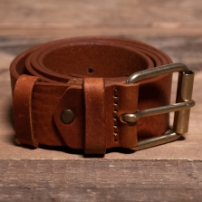 NUDIE 180747 Pedersson Leather Belt Toffee Brown