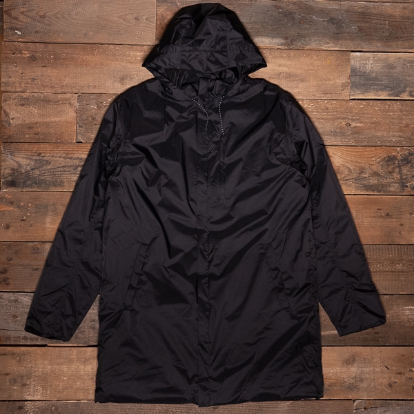 Rains Padded Nylon Coat 01 Black – The R Store