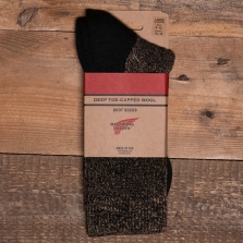 Red Wing 97642 Socks Black Khaki