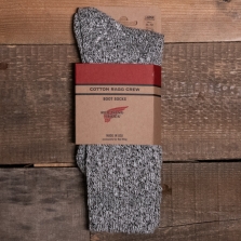Red Wing 97167 Cotton Ragg Crew Boot Socks Black
