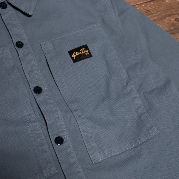 Stan Ray Prison Shirt Duck Aw22 Battle Grey – The R Store