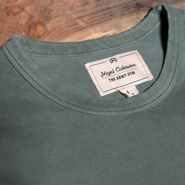 NIGEL CABOURN J-15 Military Tee Sports Green – The R Store