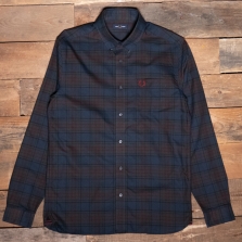 Fred Perry M4692 Tartan Shirt 143 French Navy